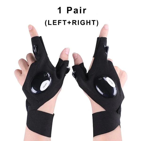 LED Flashlight Waterproof Gloves