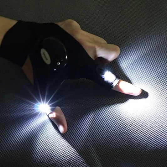 LED Flashlight Waterproof Gloves